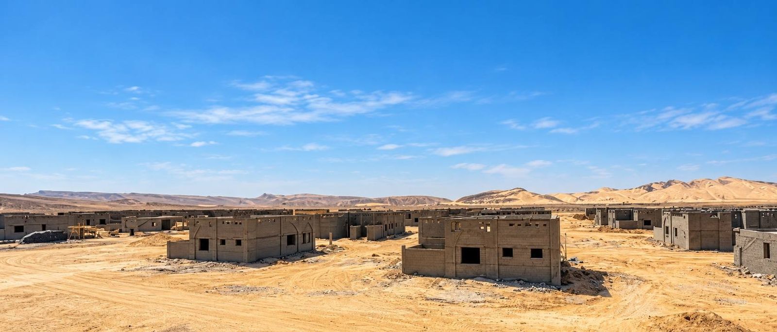 البيوت البدوية بقرية المنجم